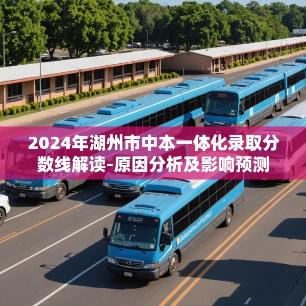 2024年湖州市中本一体化录取分数线解读-原因分析及影响预测